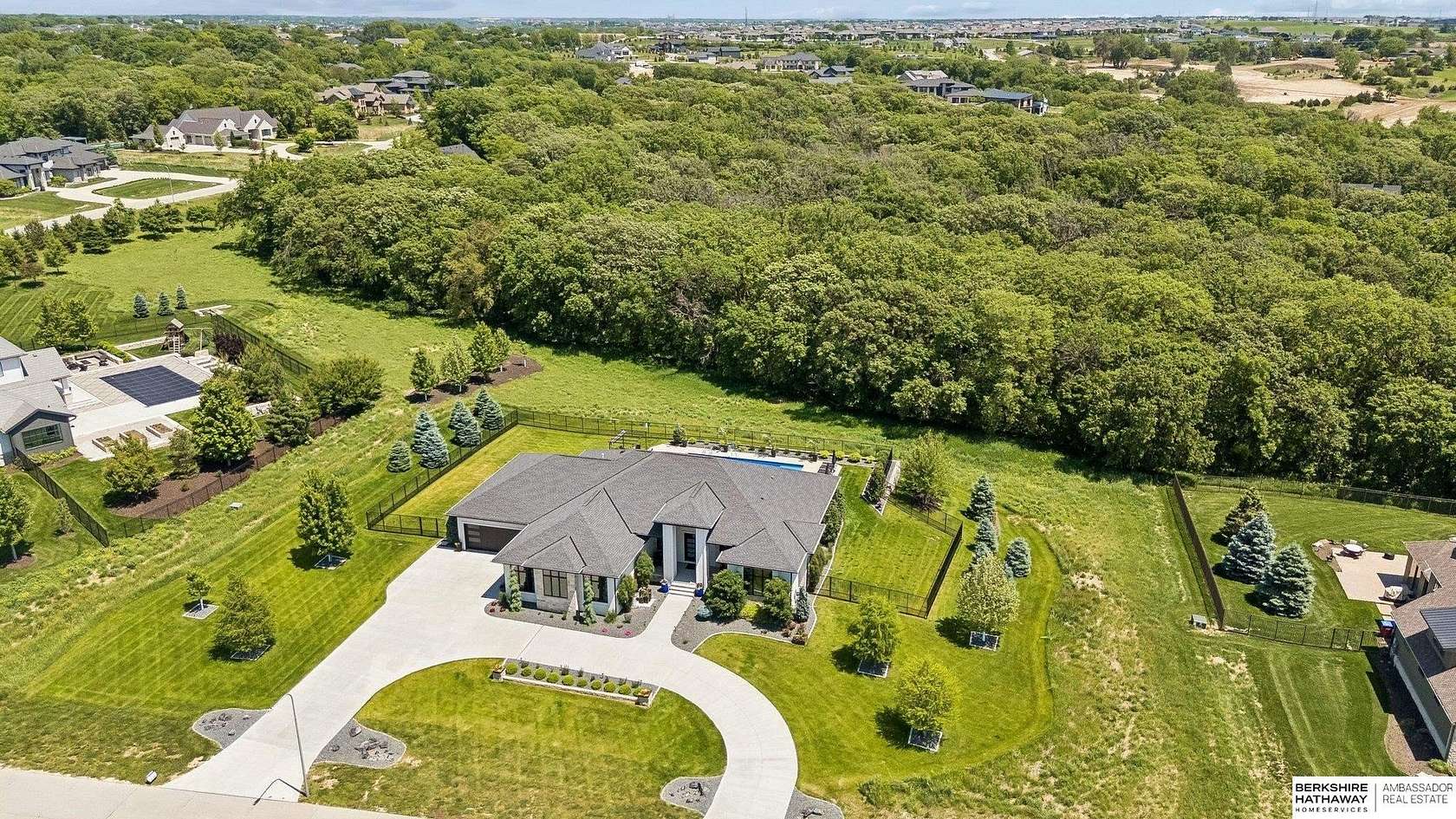 2.3 Acres of Land with Home for Sale in Elkhorn, Nebraska