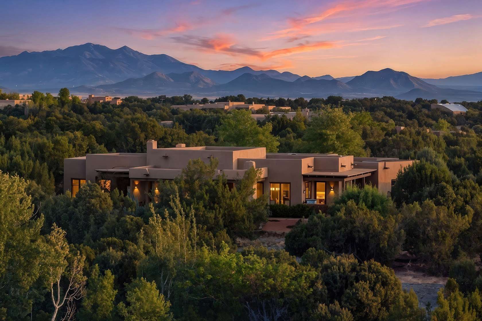 1.55 Acres of Land with Home for Sale in Santa Fe, New Mexico