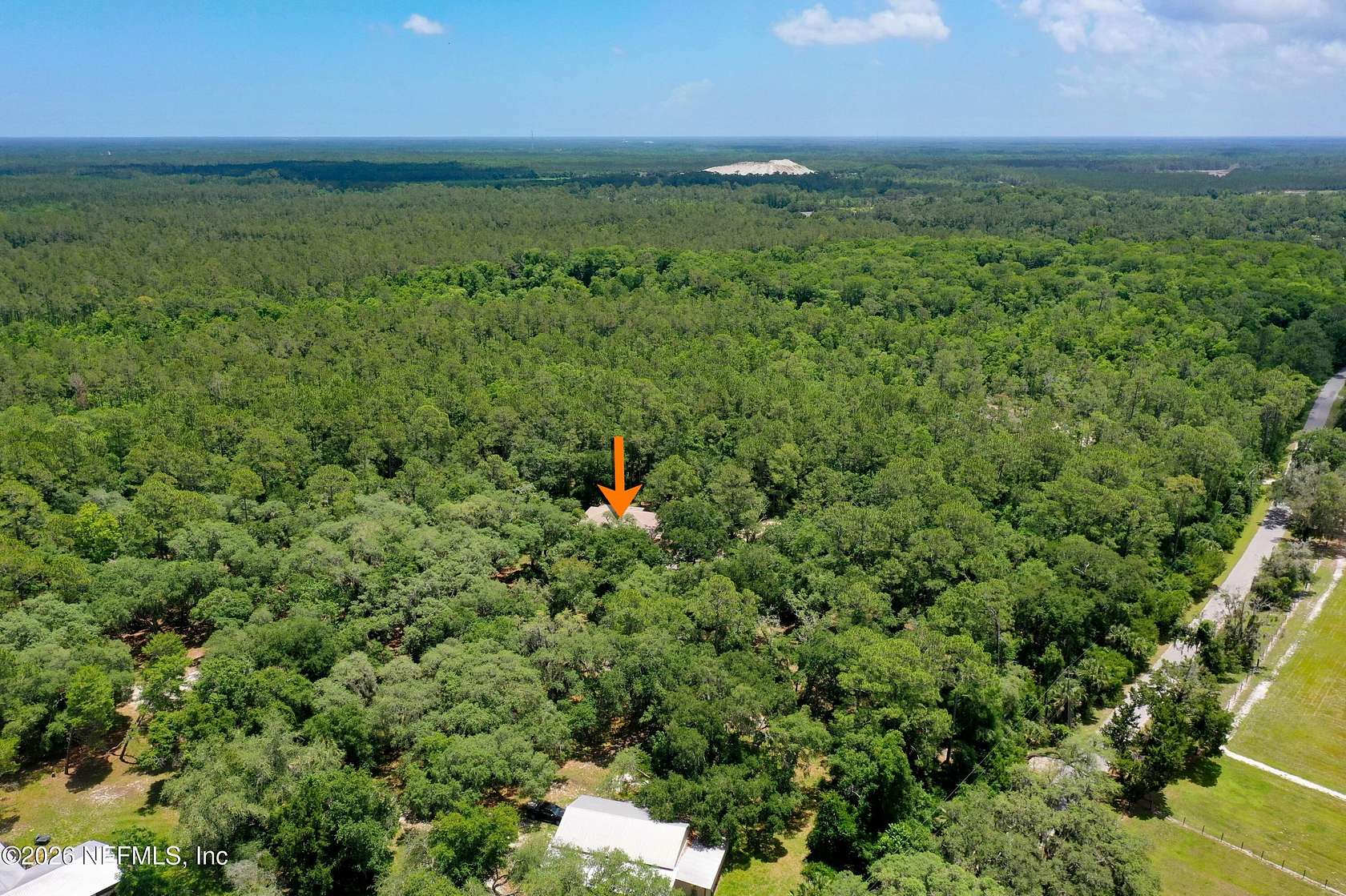 5.52 Acres of Land with Home for Sale in Bunnell, Florida