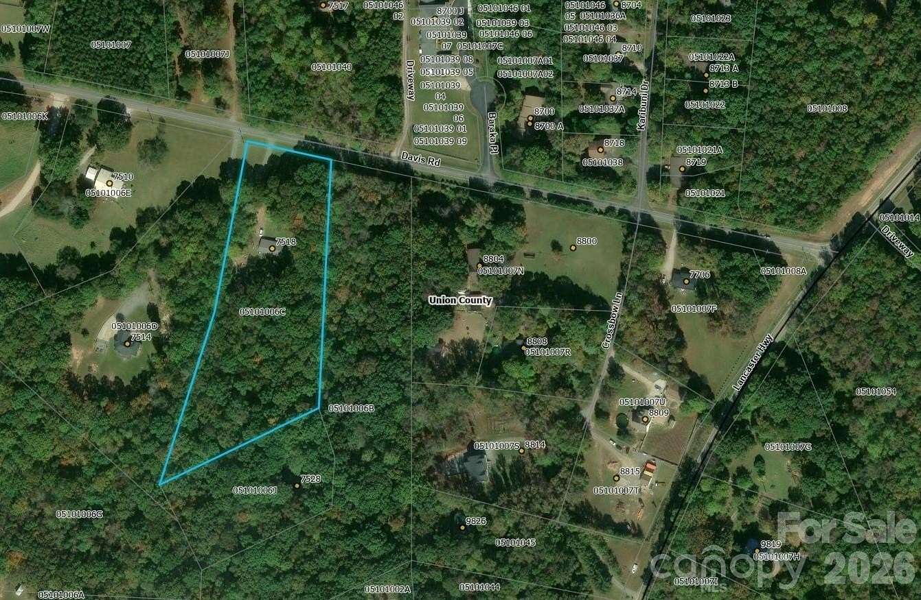 4.24 Acres of Land for Sale in Waxhaw, North Carolina