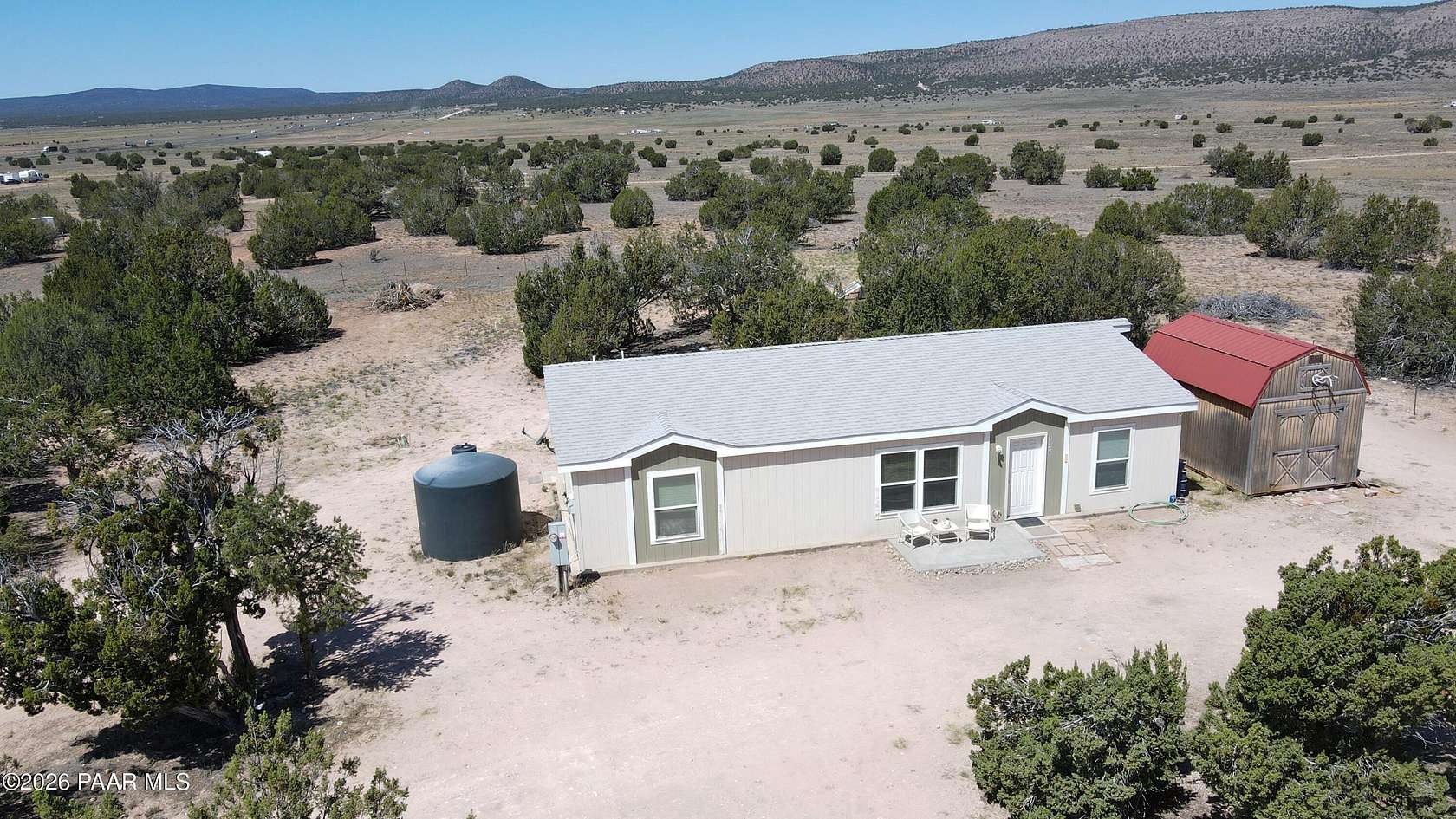 4 Acres of Land with Home for Sale in Seligman, Arizona