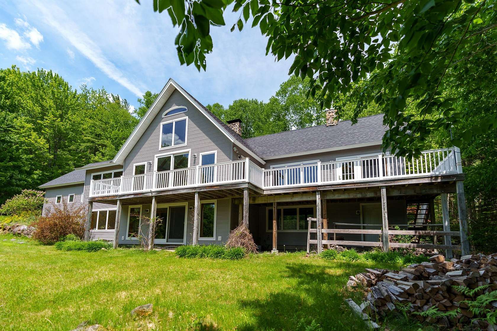 28 Acres of Recreational Land with Home for Sale in Woodstock Town, Maine