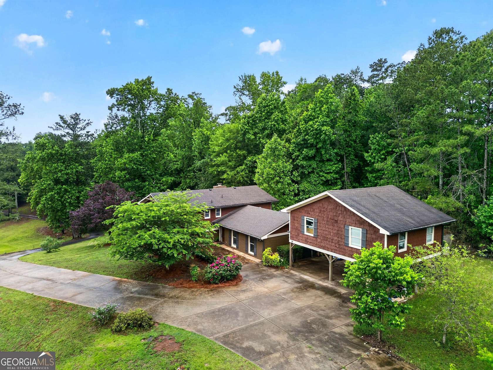 8.48 Acres of Land with Home for Sale in Douglasville, Georgia