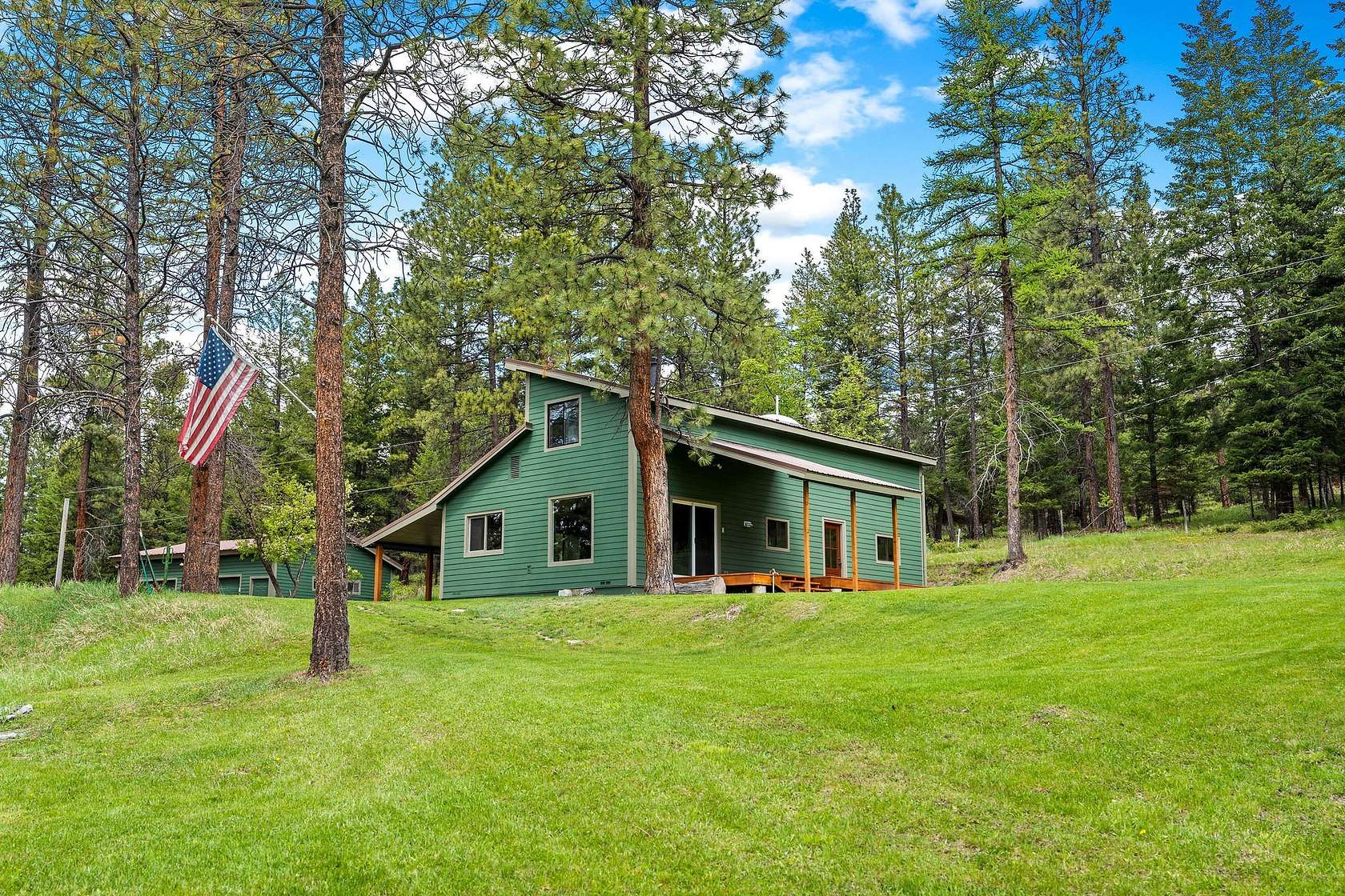 9.64 Acres of Land with Home for Sale in Kalispell, Montana