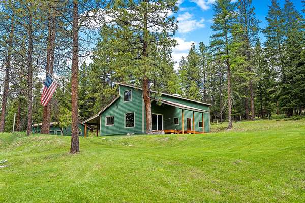 9.64 Acres of Land with Home for Sale in Kalispell, Montana