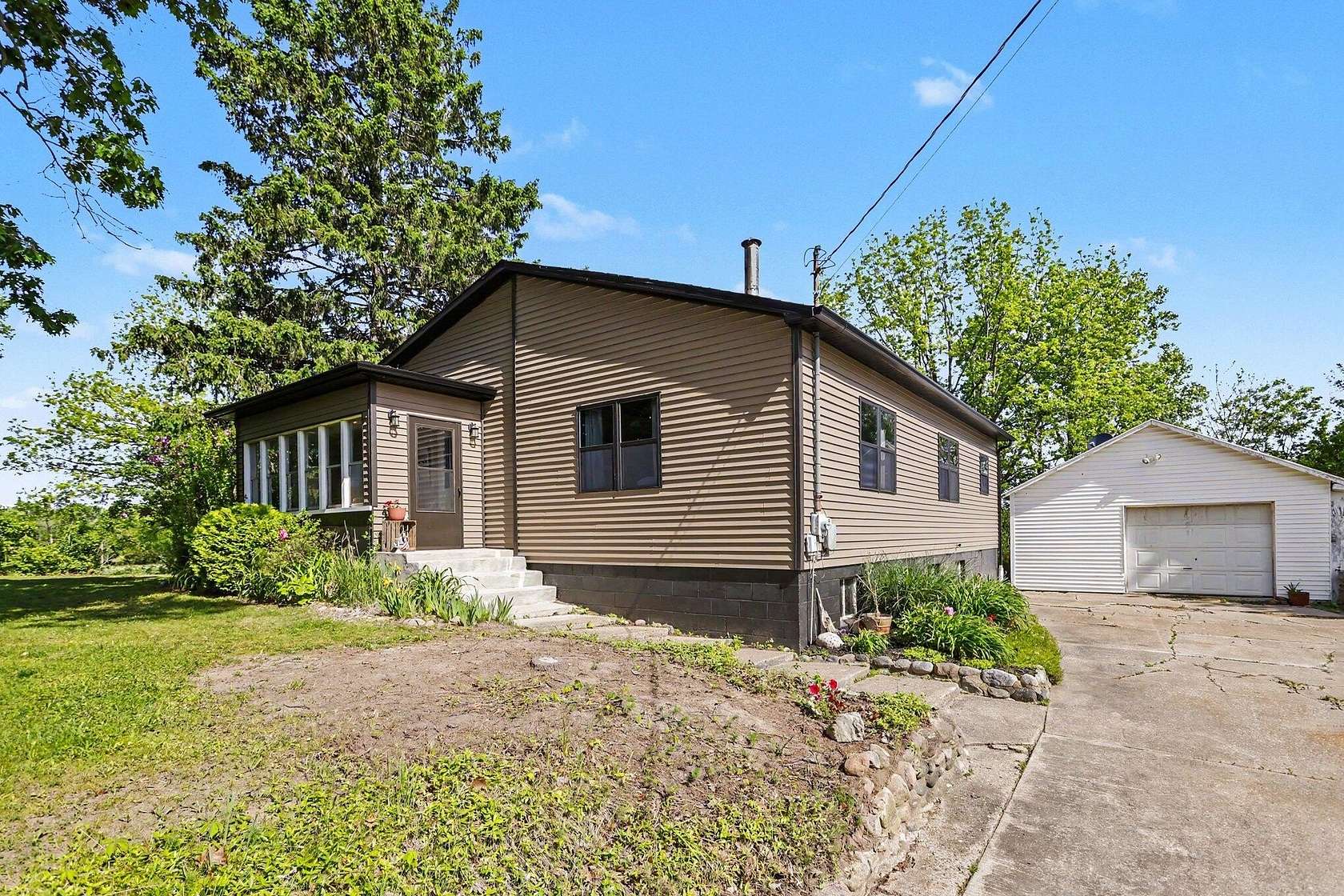 8.5 Acres of Land with Home for Sale in Berrien Center, Michigan
