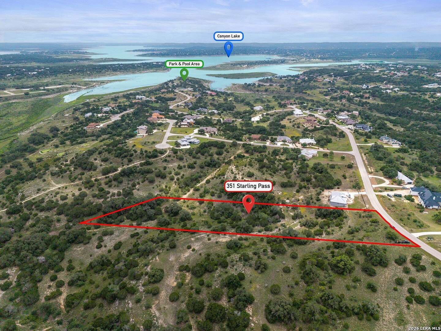3.9 Acres of Residential Land for Sale in Spring Branch, Texas