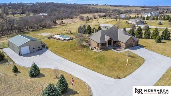 6 Acres of Land with Home for Sale in Papillion, Nebraska