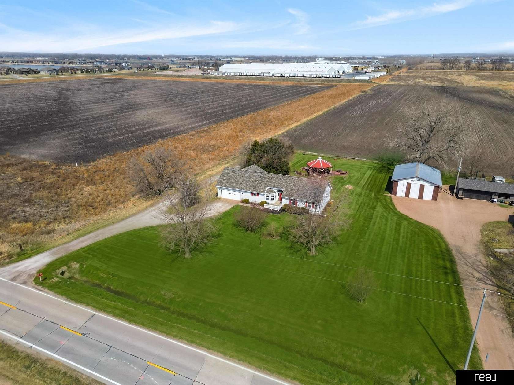 5 Acres of Land with Home for Sale in Waterloo, Nebraska