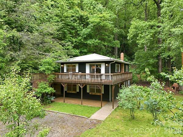 20.8 Acres of Recreational Land with Home for Sale in Candler, North Carolina