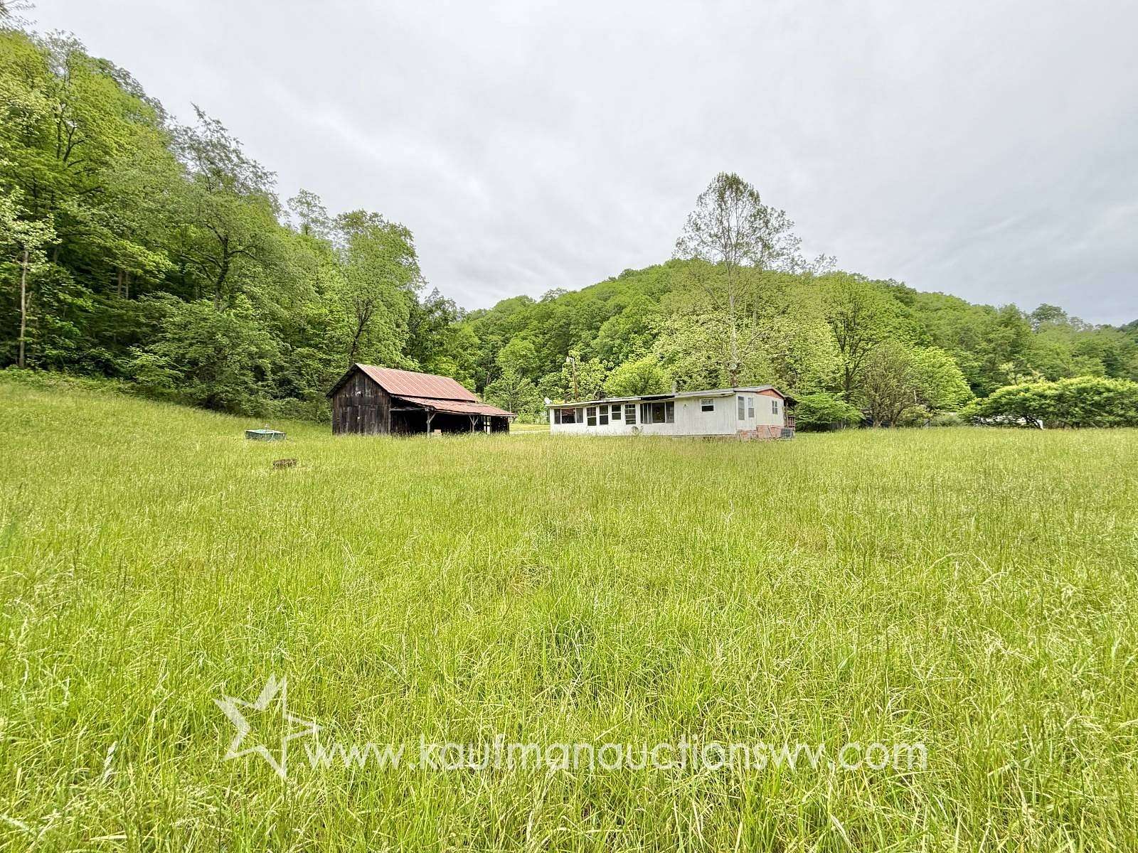 23.8 Acres of Recreational Land with Home for Auction in West Union, West Virginia
