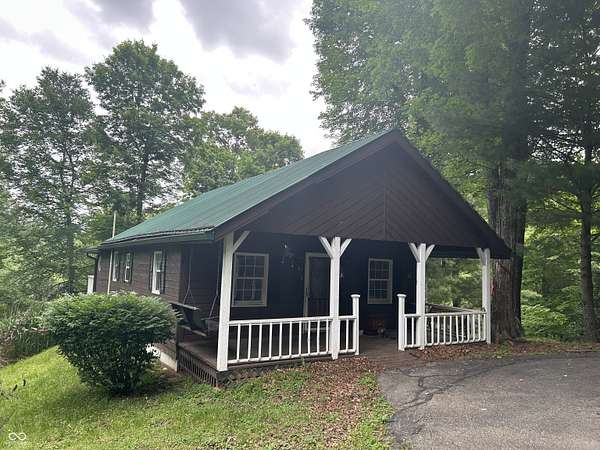 7.45 Acres of Land with Home for Sale in Nineveh, Indiana