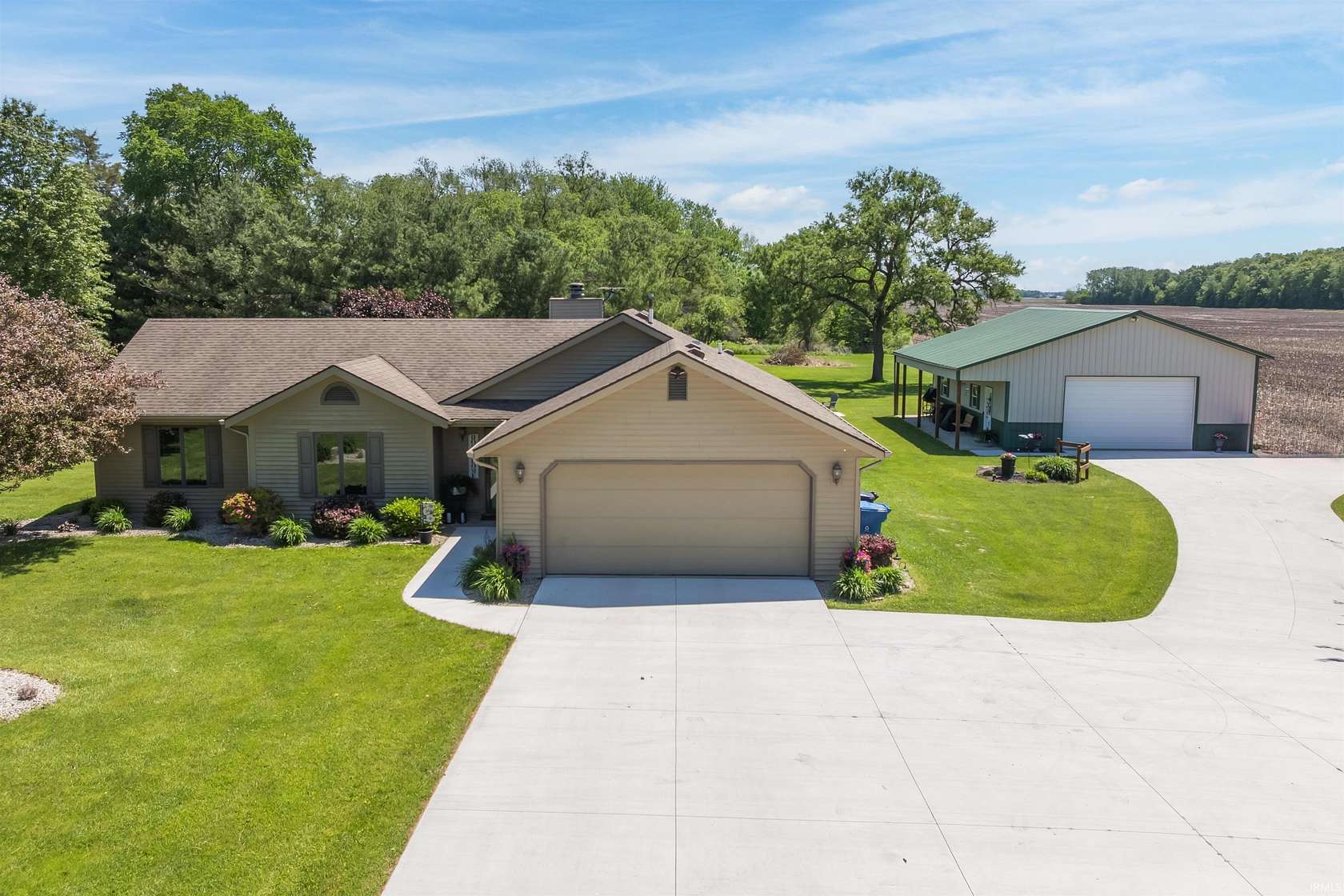 2 Acres of Land with Home for Sale in Columbia City, Indiana