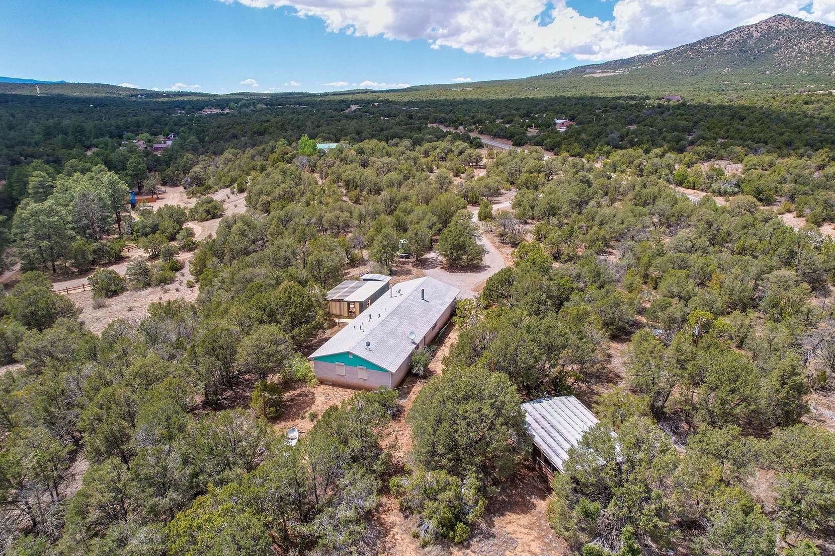 24.8 Acres of Recreational Land with Home for Sale in Golden, New Mexico