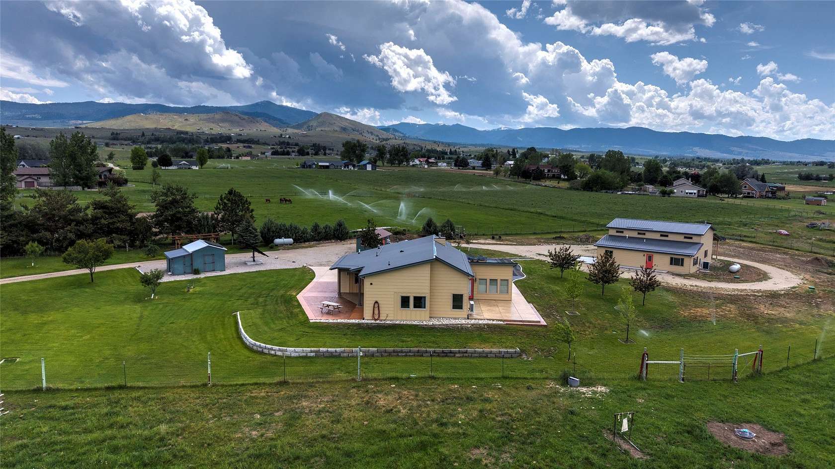 10.3 Acres of Land with Home for Sale in Corvallis, Montana