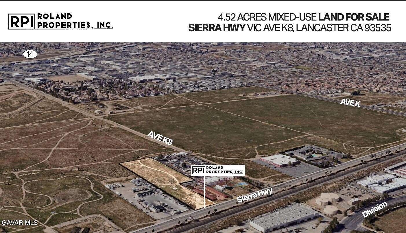 3.42 Acres of Mixed-Use Land for Sale in Lancaster, California
