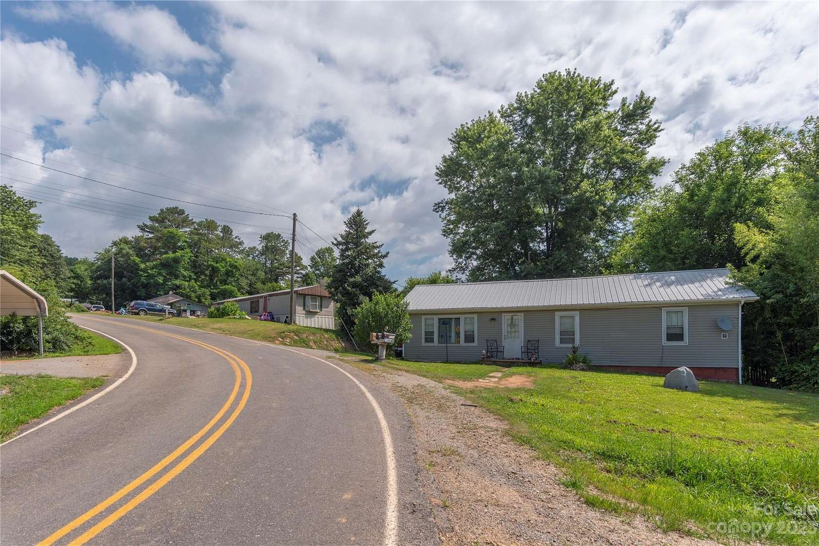 2.45 Acres of Land with Home for Sale in Canton, North Carolina