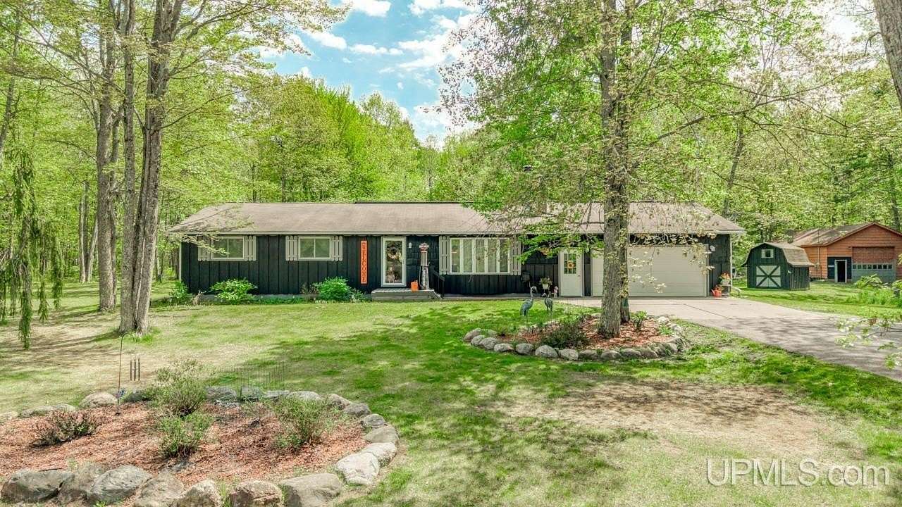 3 Acres of Land with Home for Sale in Iron Mountain, Michigan
