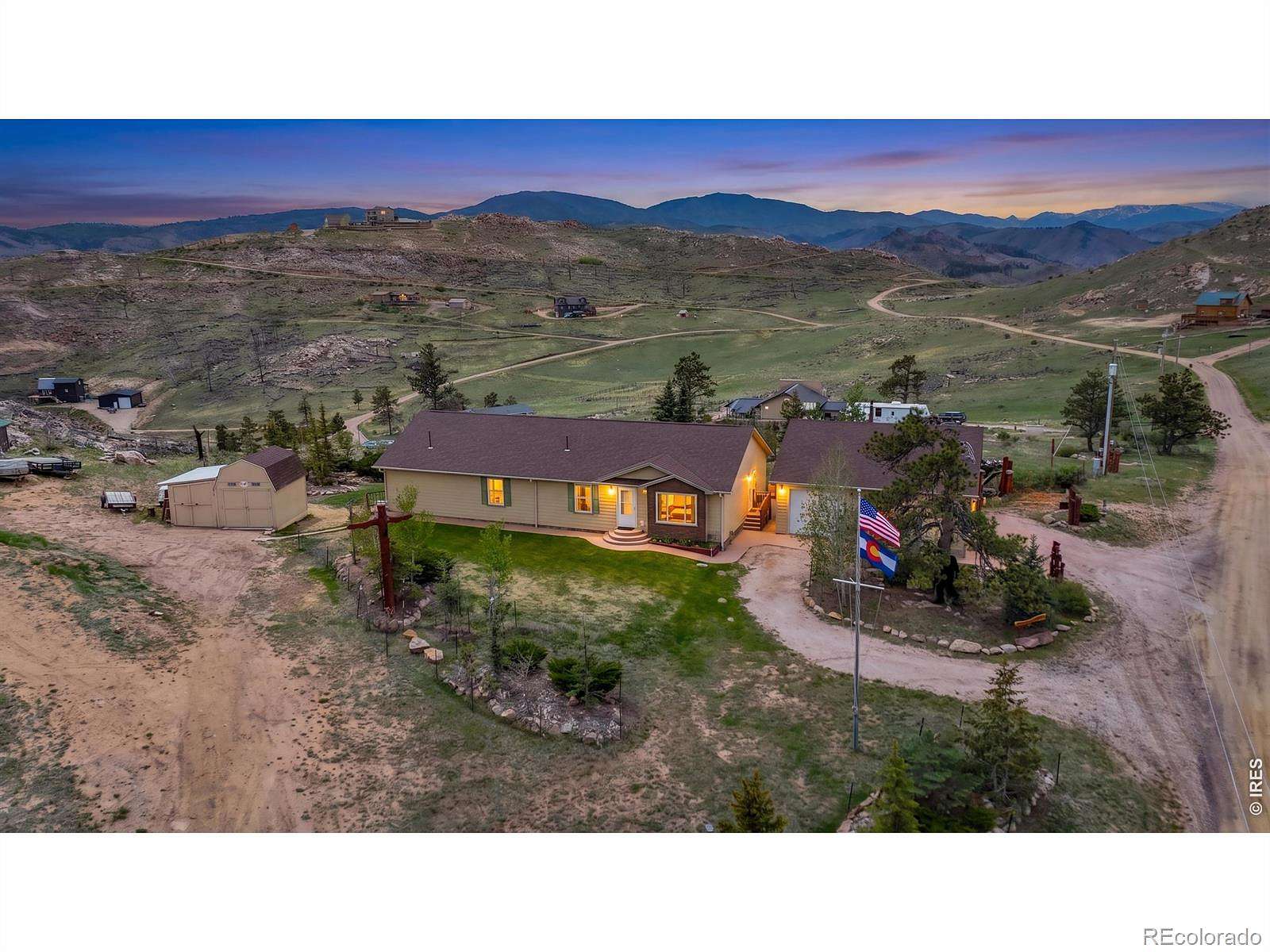 2.4 Acres of Land with Home for Sale in Livermore, Colorado
