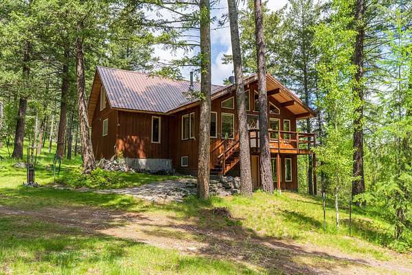 20 Acres of Land with Home for Sale in Bigfork, Montana