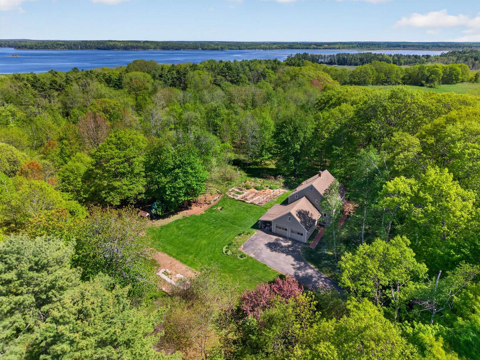3 Acres of Land with Home for Sale in Bowdoinham, Maine