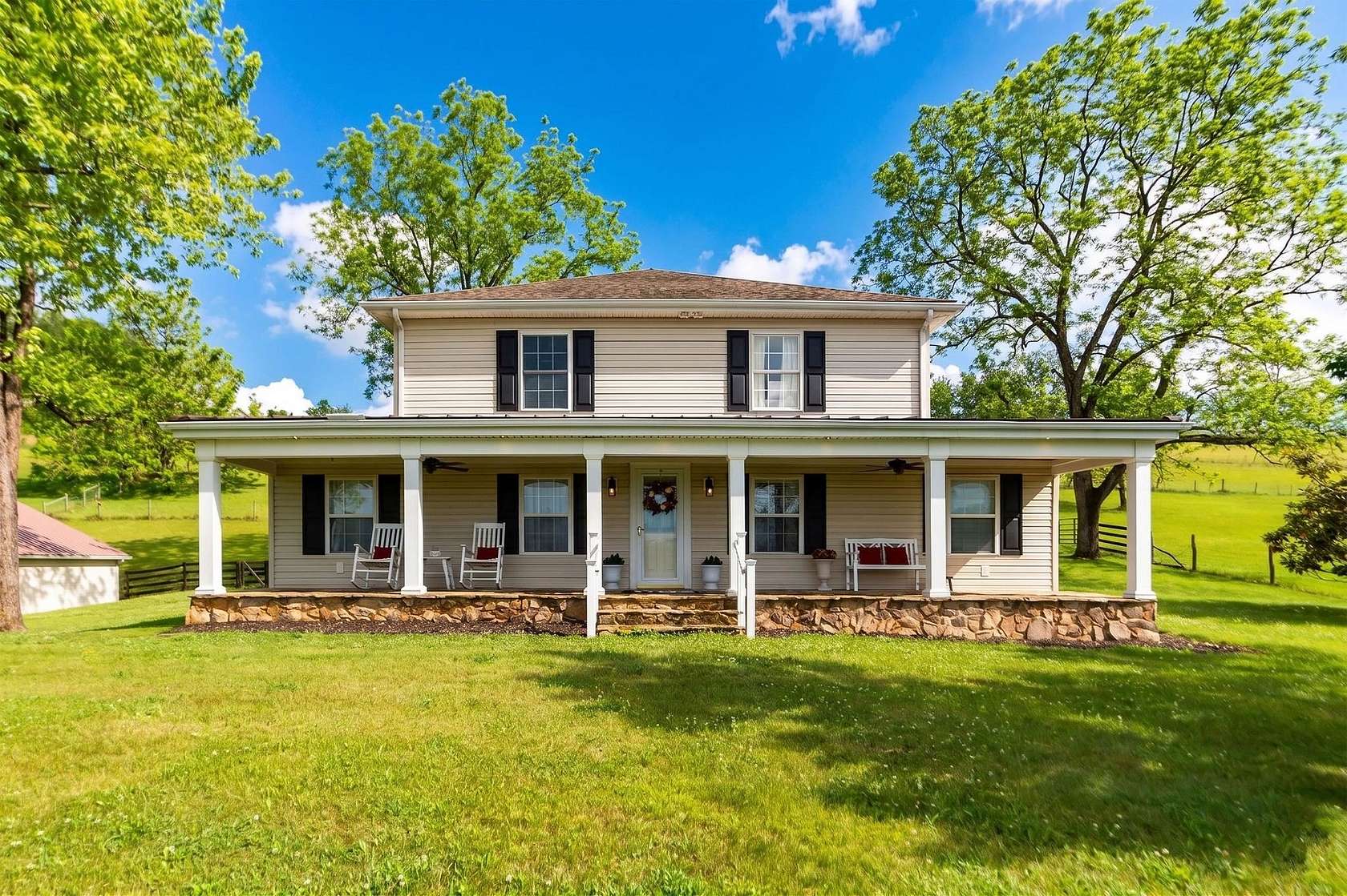 3.8 Acres of Land with Home for Sale in Staunton, Virginia