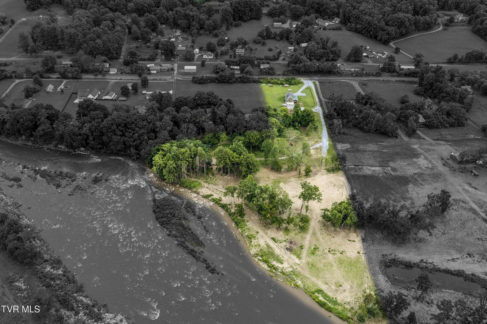 8.19 Acres of Land with Home for Sale in Erwin, Tennessee