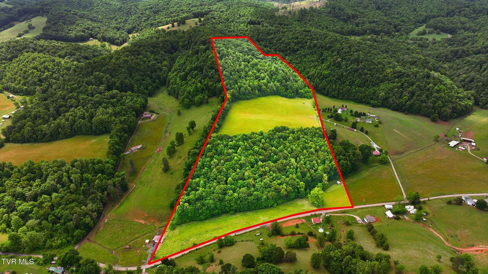 46.6 Acres of Recreational Land for Sale in Abingdon, Virginia