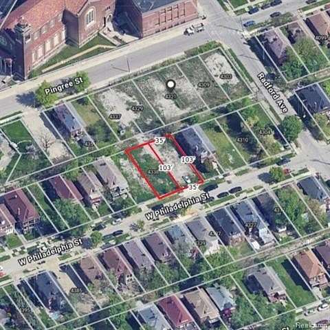0.08 Acres of Residential Land for Sale in Detroit, Michigan