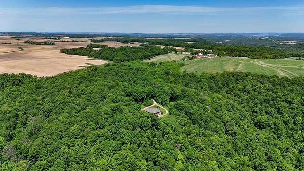 20 Acres of Recreational Land with Home for Sale in Guttenberg, Iowa