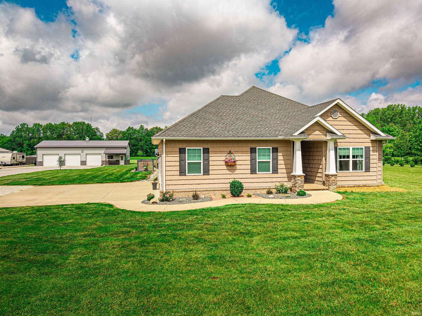 3.79 Acres of Land with Home for Sale in Boonville, Indiana