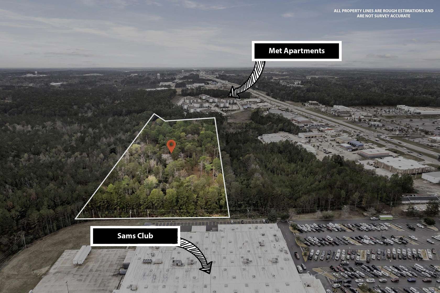 14.2 Acres of Improved Mixed-Use Land for Sale in Hattiesburg, Mississippi