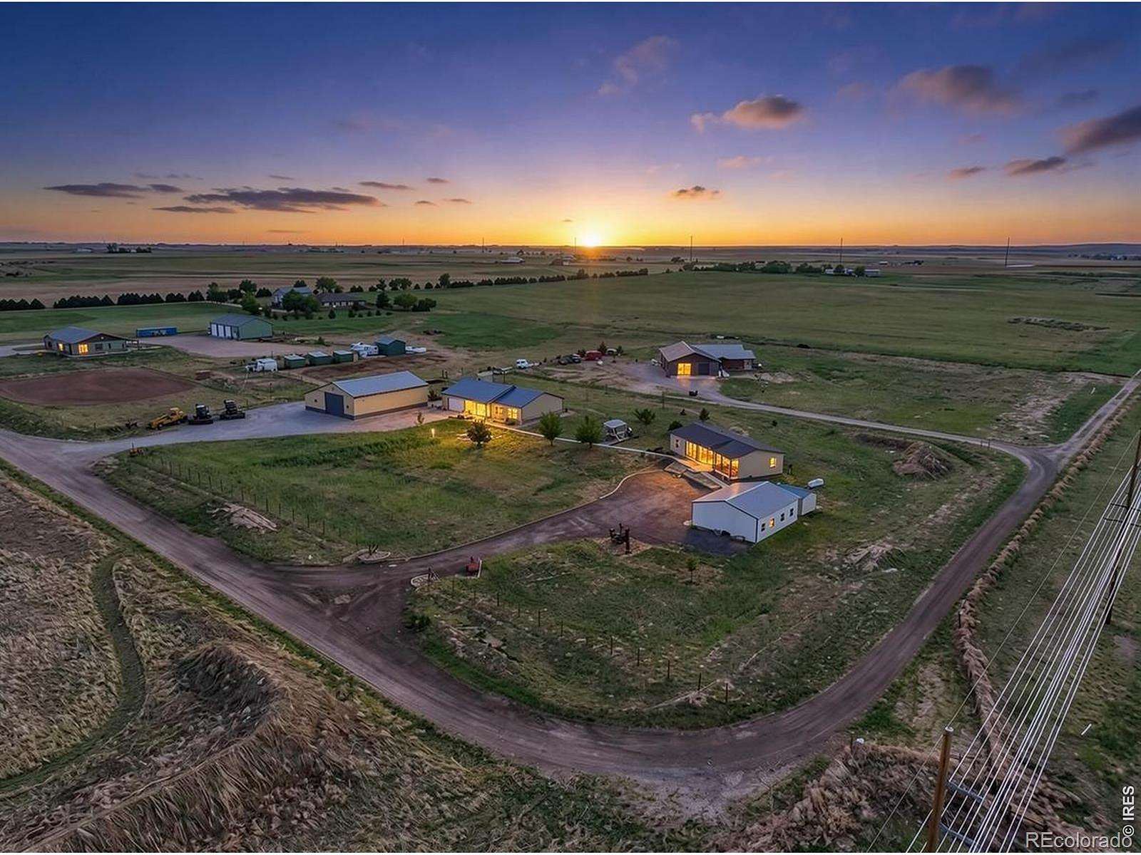 3.62 Acres of Land with Home for Sale in Keenesburg, Colorado
