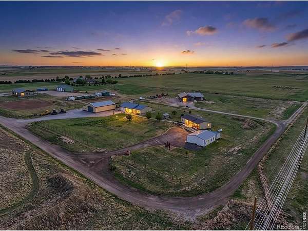 3.62 Acres of Land with Home for Sale in Keenesburg, Colorado