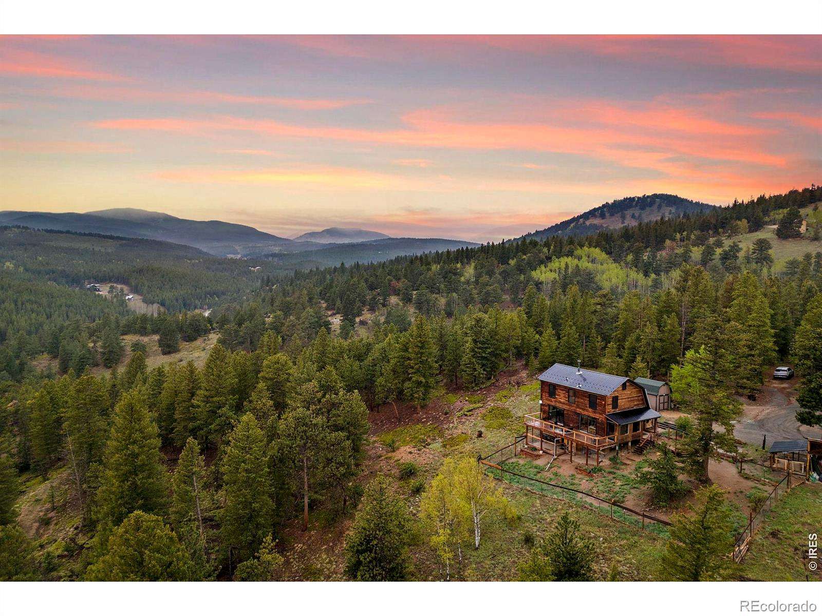 5 Acres of Land with Home for Sale in Nederland, Colorado