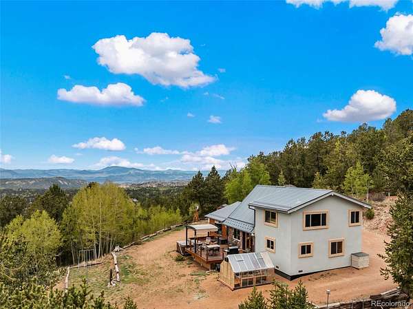 19.4 Acres of Recreational Land with Home for Sale in Cripple Creek, Colorado