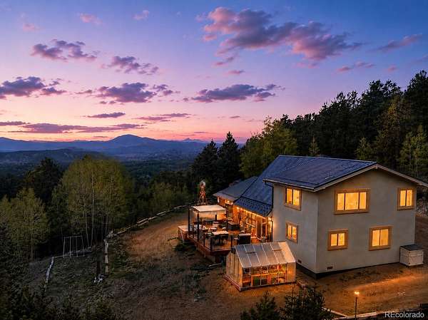 19.4 Acres of Recreational Land with Home for Sale in Cripple Creek, Colorado