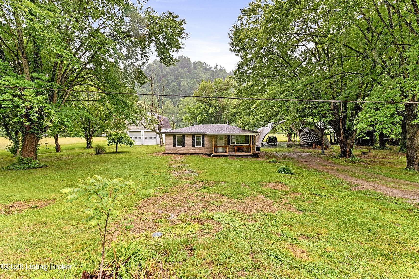 9.56 Acres of Land with Home for Sale in Shepherdsville, Kentucky