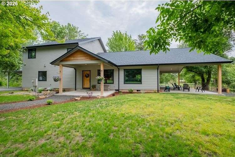 5.63 Acres of Land with Home for Sale in Shedd, Oregon