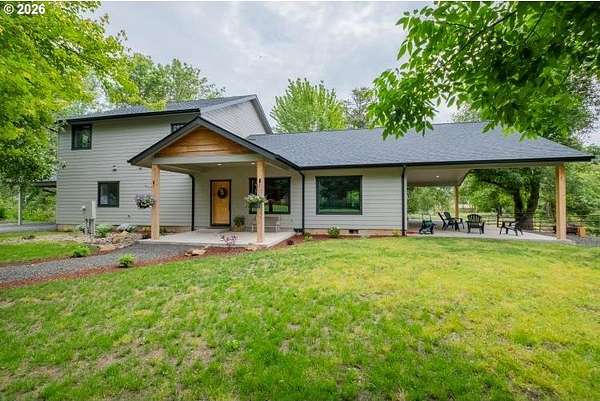 5.63 Acres of Land with Home for Sale in Shedd, Oregon