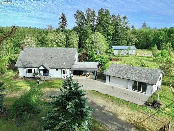 5 Acres of Land with Home for Sale in Elmira, Oregon