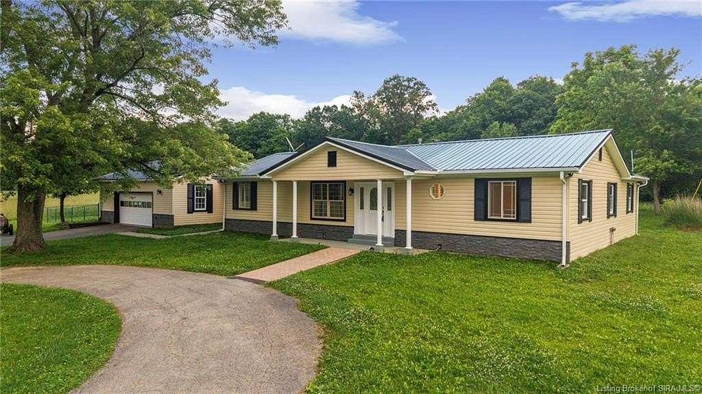 7.23 Acres of Land with Home for Sale in Charlestown, Indiana