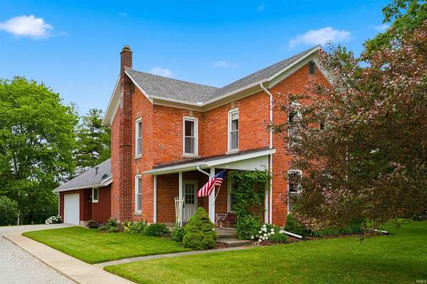 4.3 Acres of Land with Home for Sale in Columbia City, Indiana