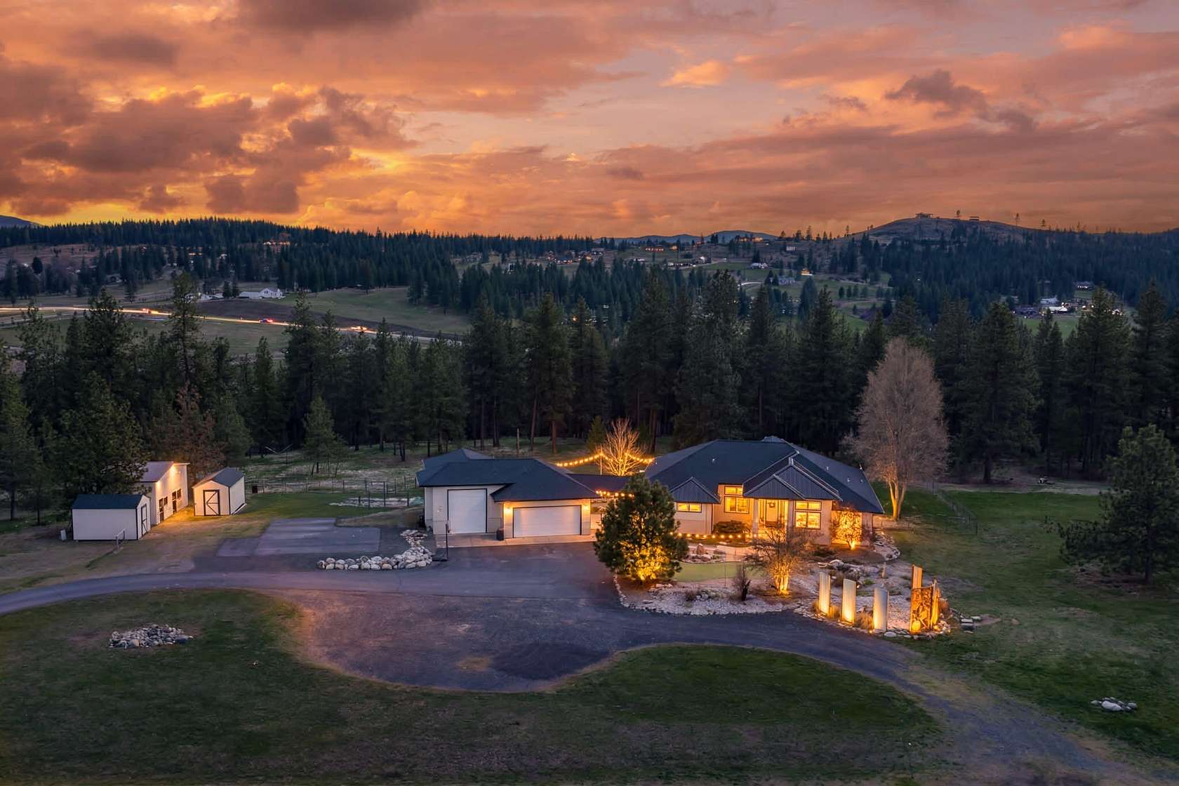 10 Acres of Land with Home for Sale in Spokane, Washington