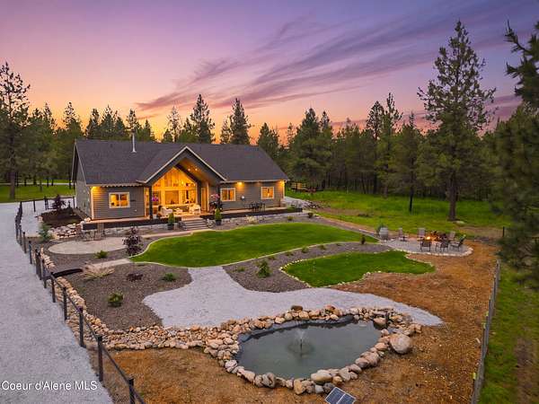 5 Acres of Land with Home for Sale in Athol, Idaho