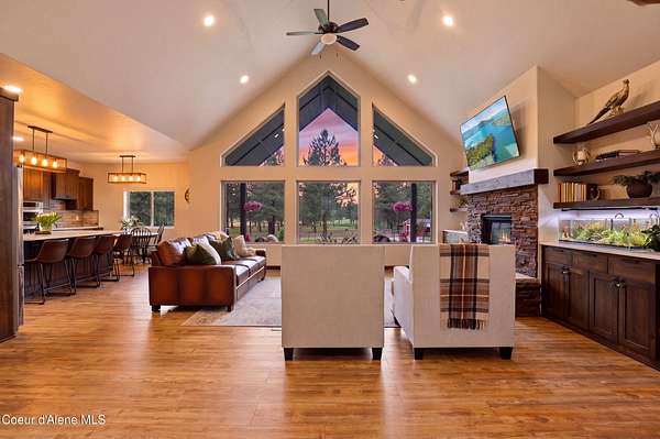 5 Acres of Land with Home for Sale in Athol, Idaho