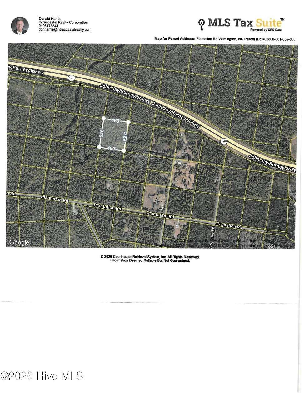 5.55 Acres of Residential Land for Sale in Wilmington, North Carolina