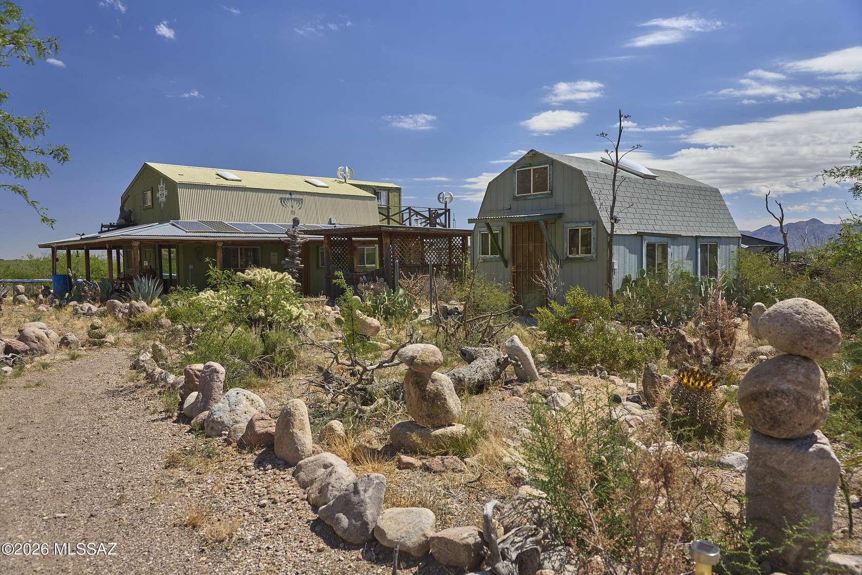 33.6 Acres of Land with Home for Sale in San Simon, Arizona
