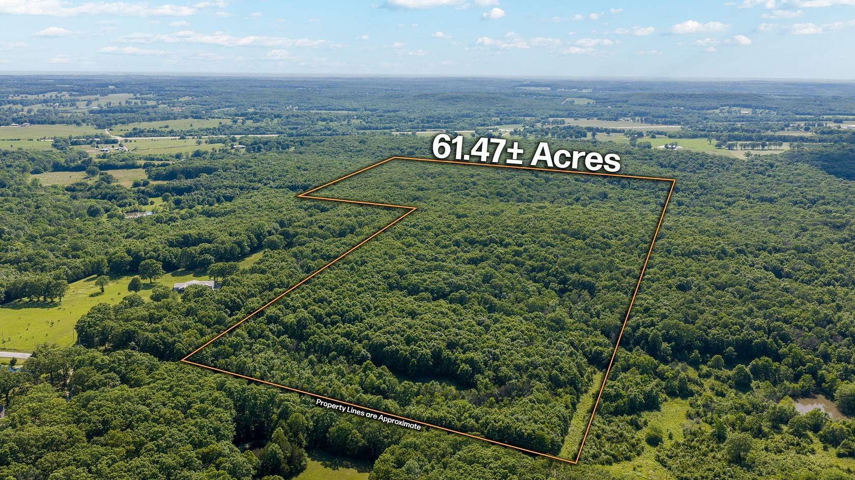 61.5 Acres of Recreational Land for Sale in Humansville, Missouri
