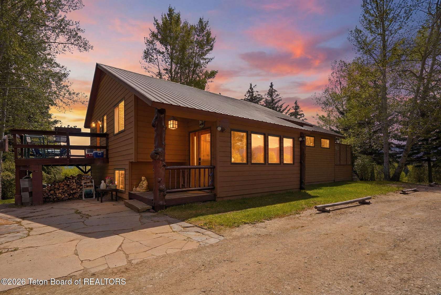 3.39 Acres of Land with Home for Sale in Jackson, Wyoming